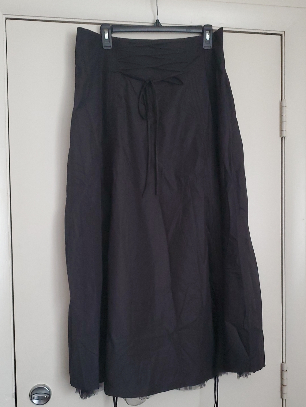 Killstar Araminta's Lament Bustle Black Midi Skirt